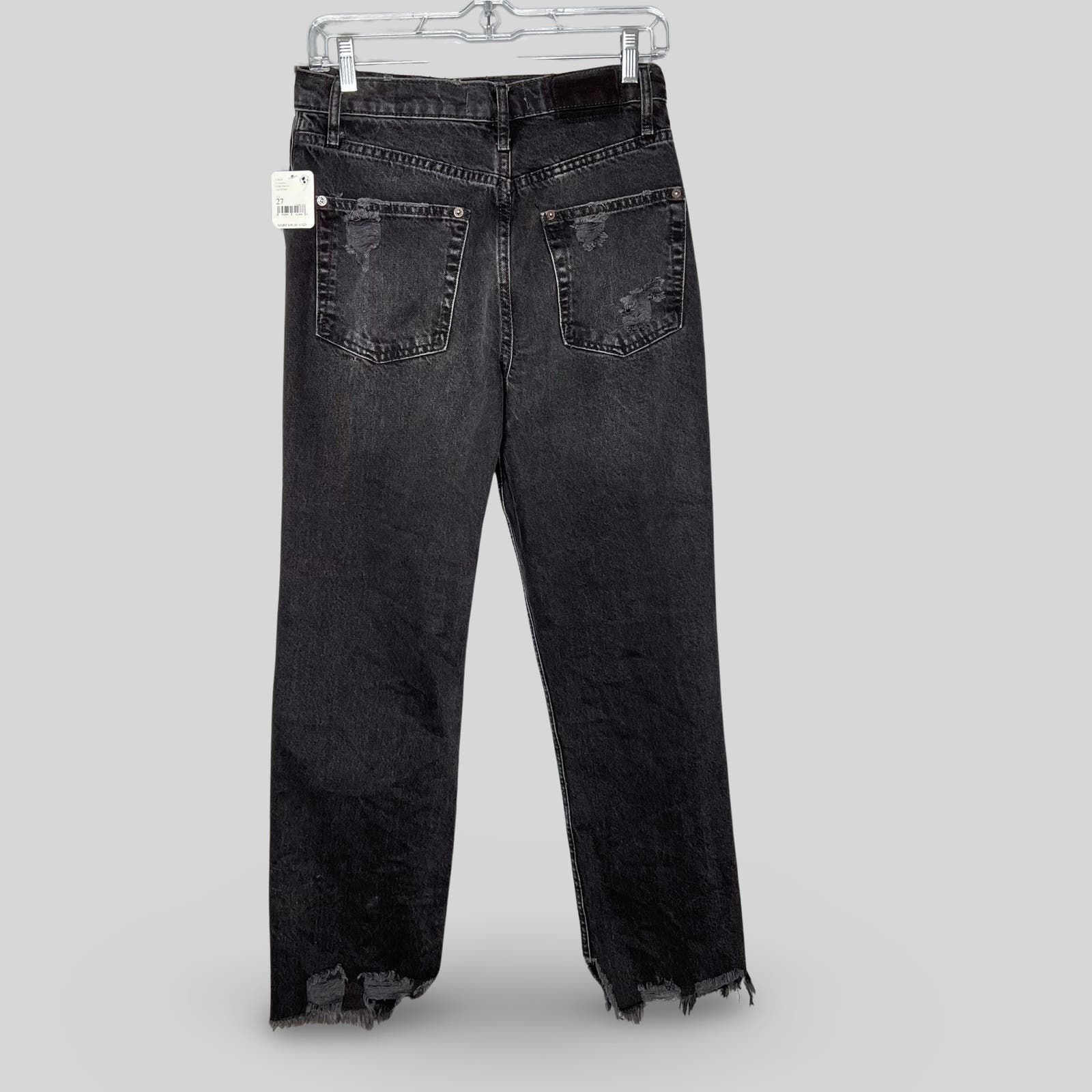 Free People Destructed Tapered Baggy Boyfriend Jeans - Second Seams