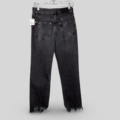 Free People Destructed Tapered Baggy Boyfriend Jeans - Second Seams