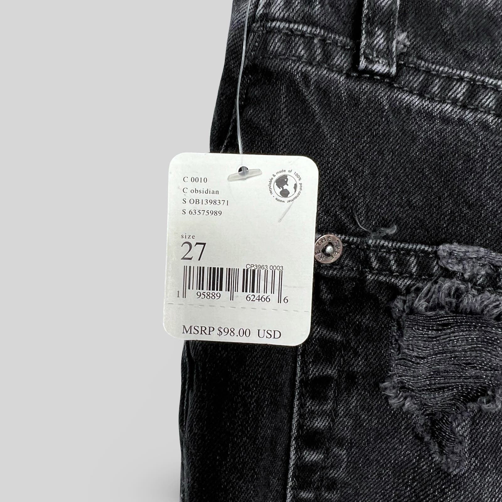 Free People Destructed Tapered Baggy Boyfriend Jeans - Second Seams