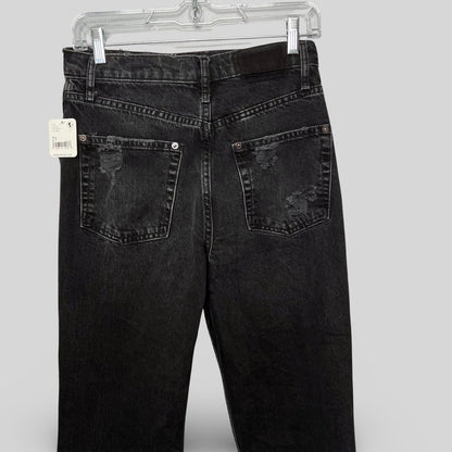 Free People Destructed Tapered Baggy Boyfriend Jeans - Second Seams