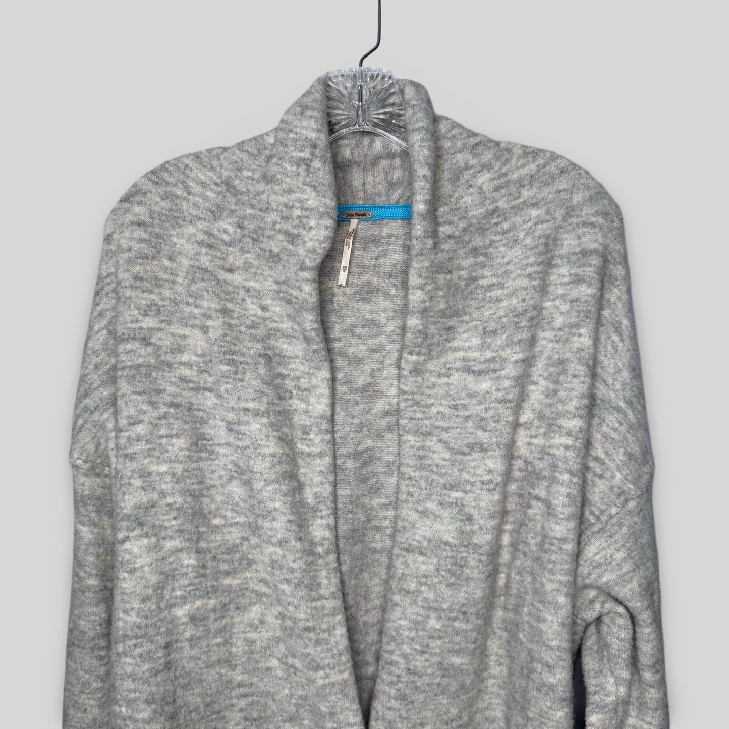 Free People Oversized Gray Cardigan Sweater - Second Seams