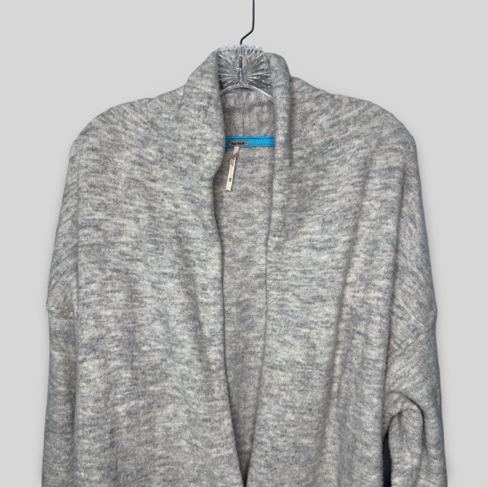 Free People Oversized Gray Cardigan Sweater - Second Seams