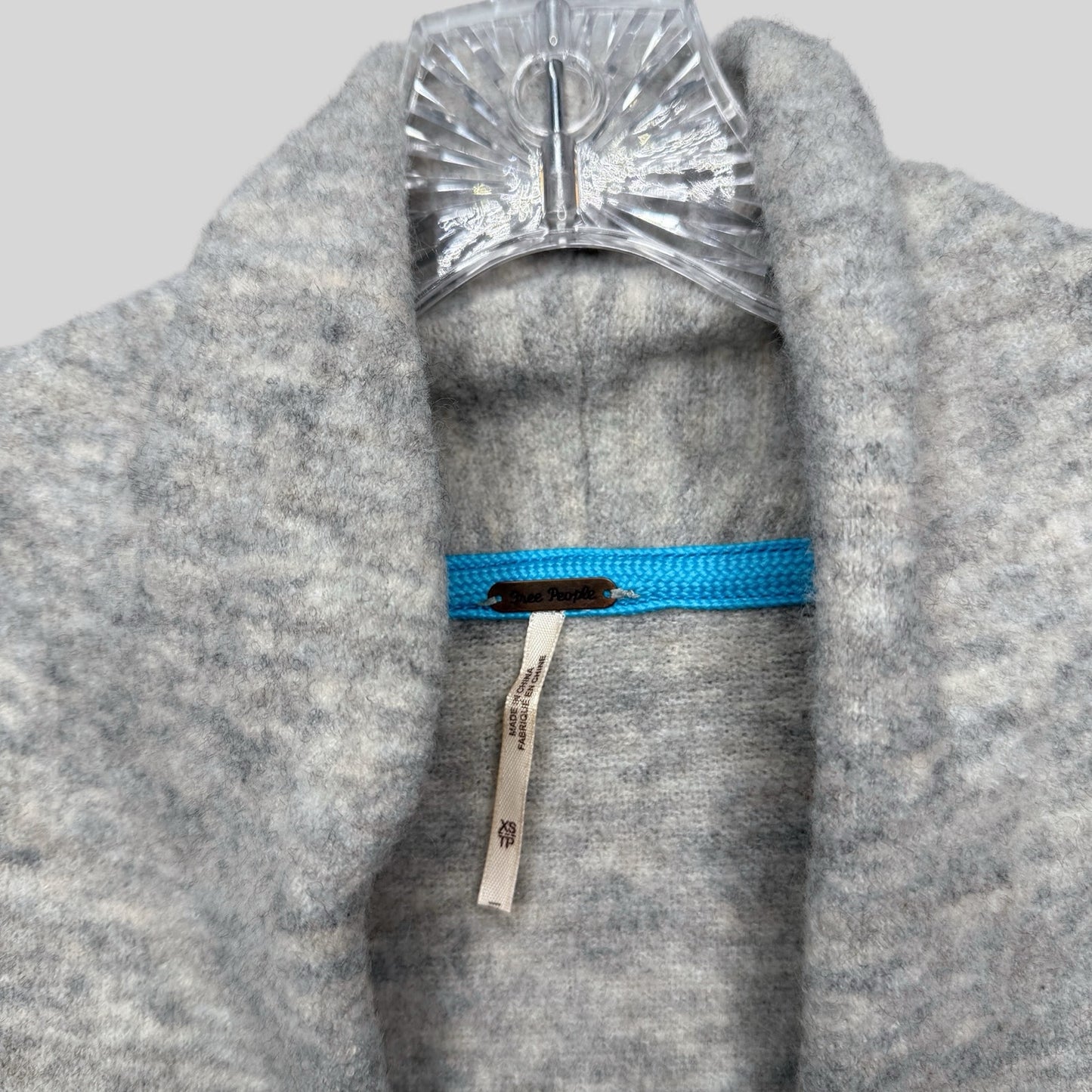 Free People Oversized Gray Cardigan Sweater - Second Seams