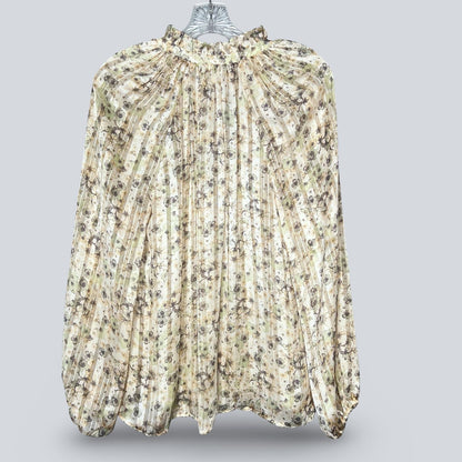 H&M Shadow Stripe Floral Blouse - Second Seams