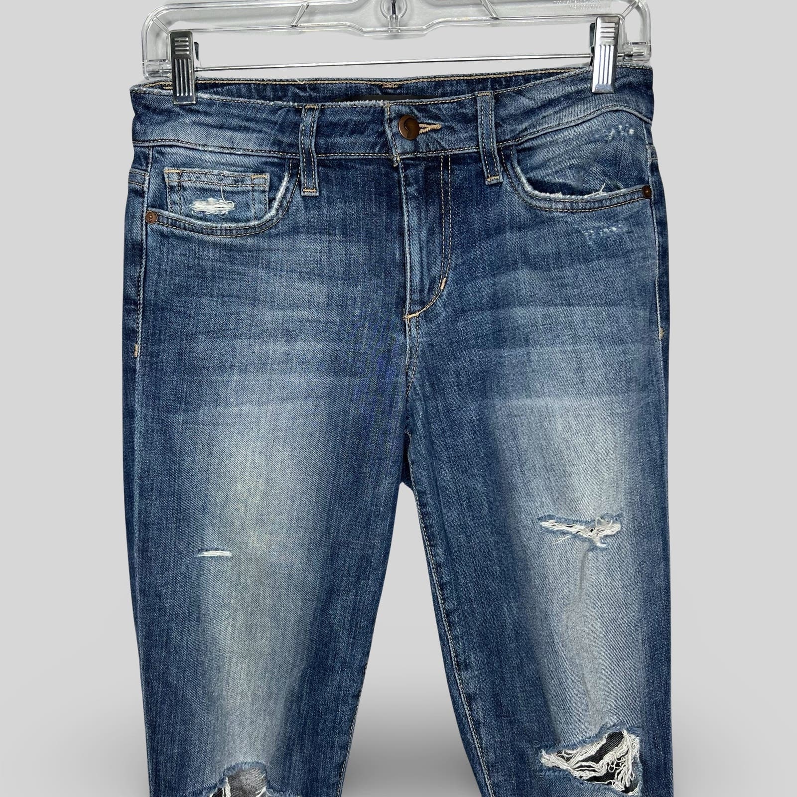 Joe's Jeans Skinny Ankle Distressed Jeans - Second Seams