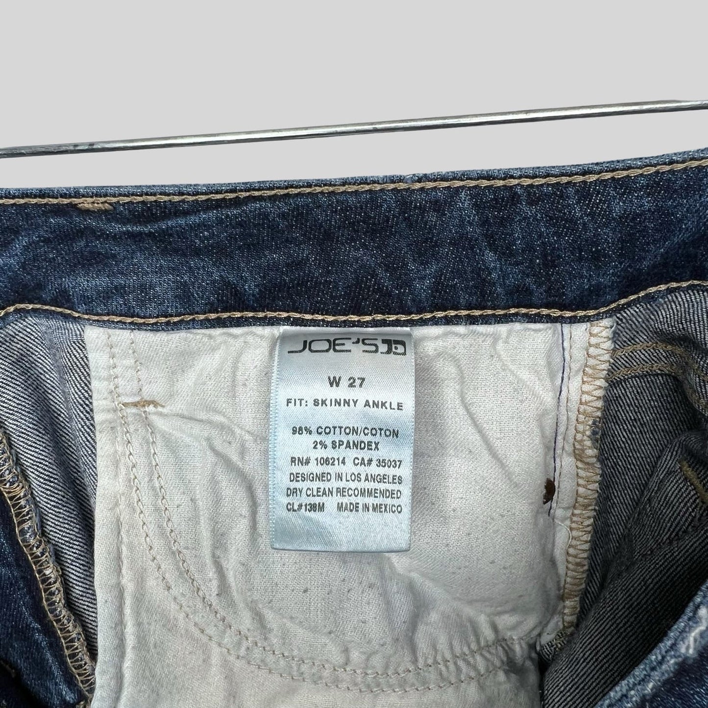 Joe's Jeans Skinny Ankle Distressed Jeans - Second Seams