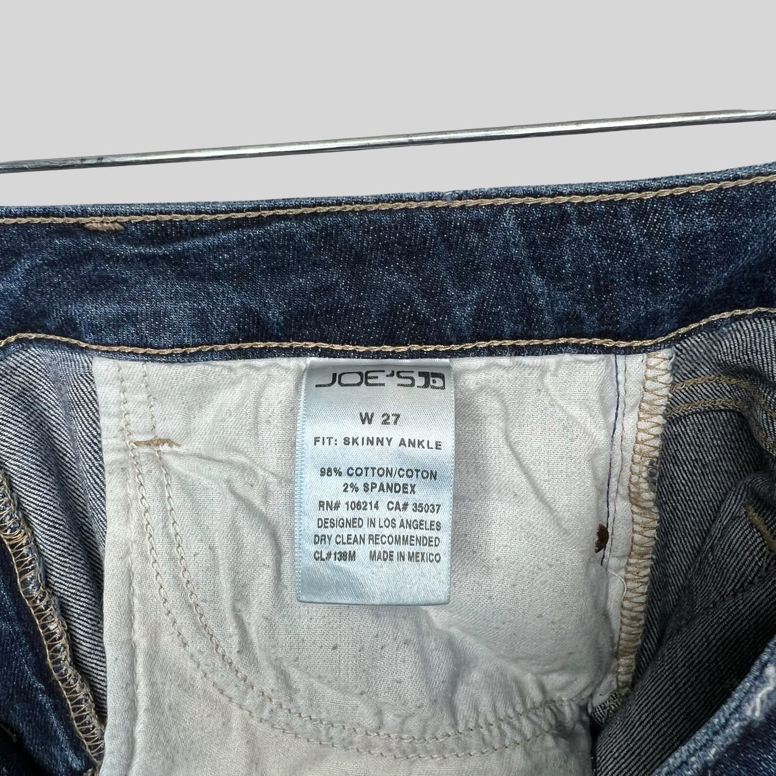 Joe's Jeans Skinny Ankle Distressed Jeans - Second Seams