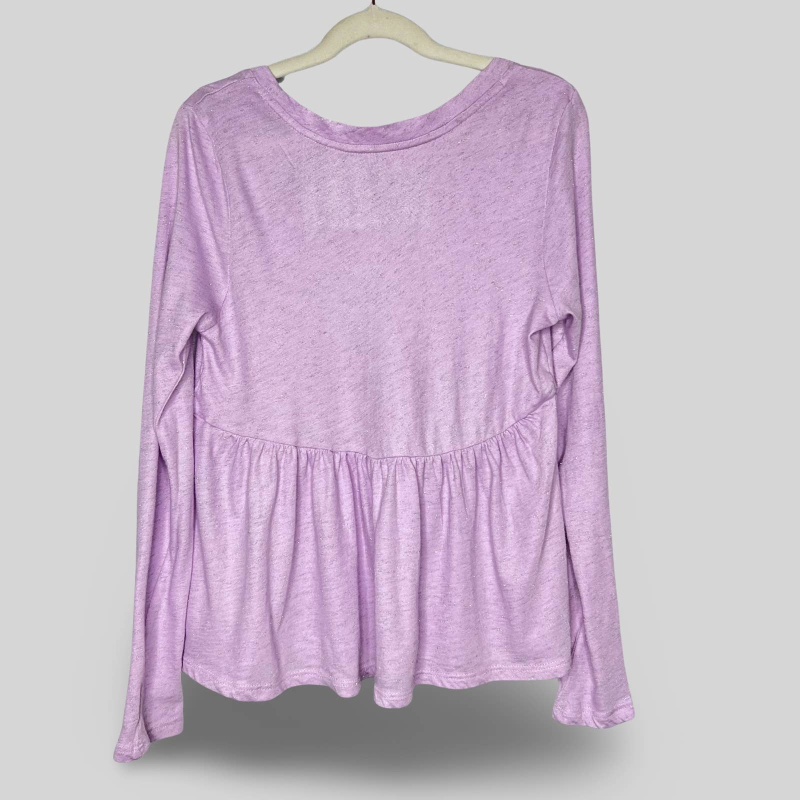 Justice Long Sleeve Glitter Top - Second Seams