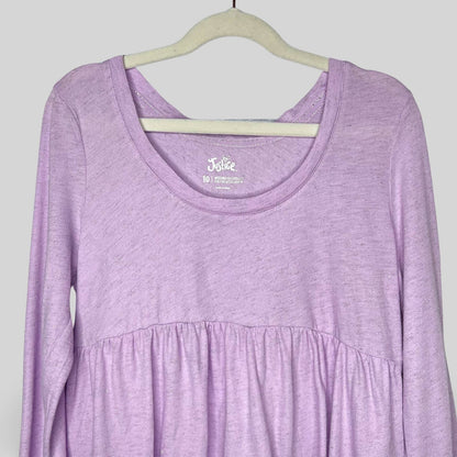 Justice Long Sleeve Glitter Top - Second Seams