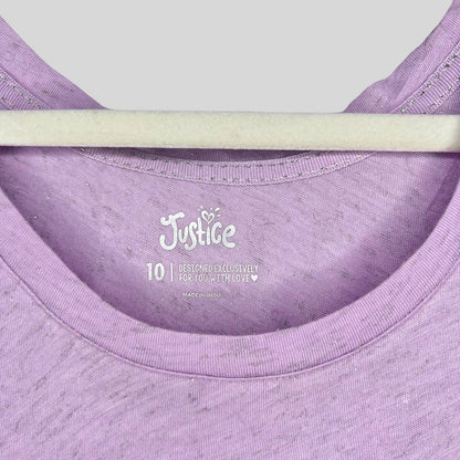 Justice Long Sleeve Glitter Top - Second Seams