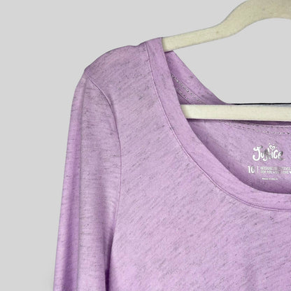 Justice Long Sleeve Glitter Top - Second Seams