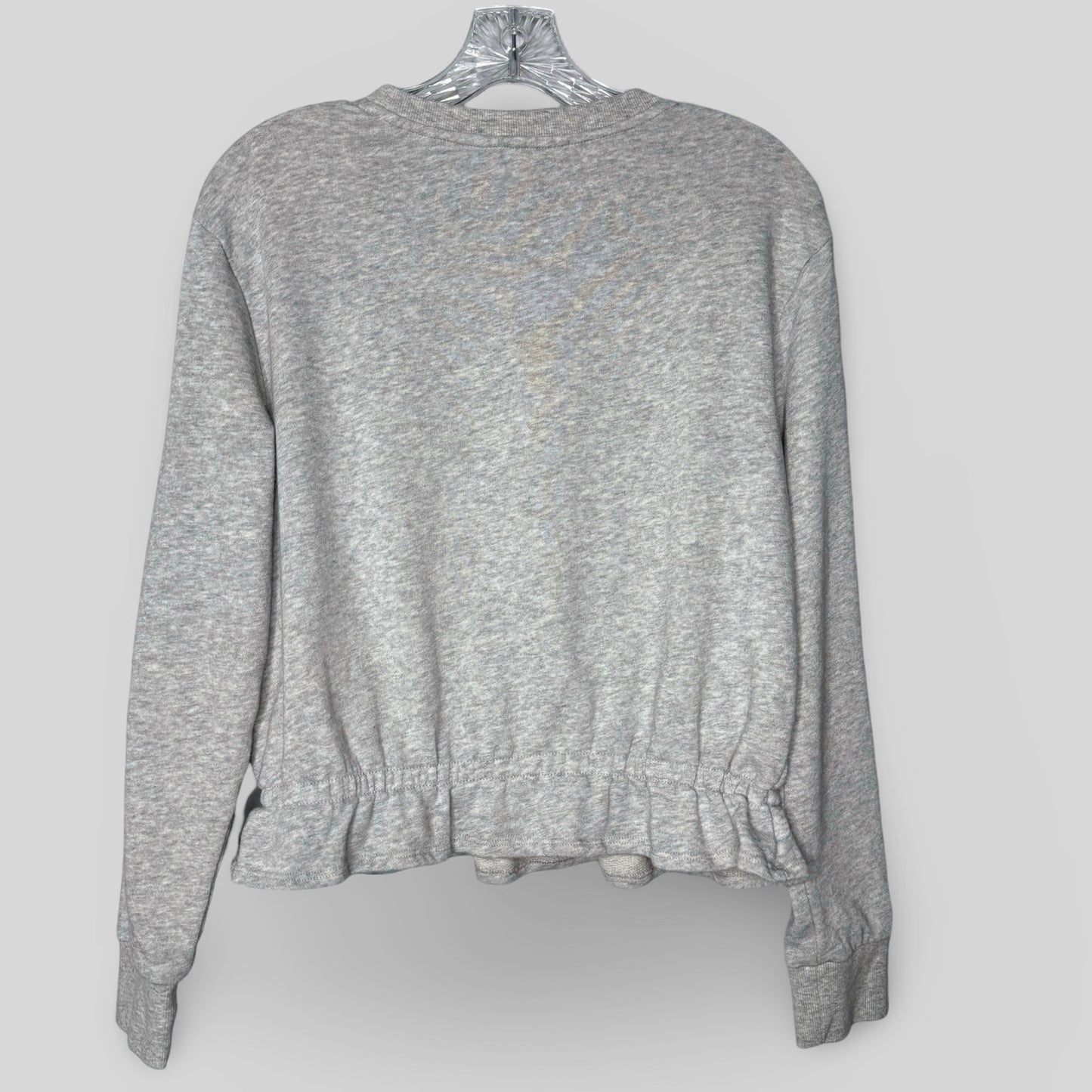 POPSUGAR Ruffle Bottom Sweatshirt - Second Seams