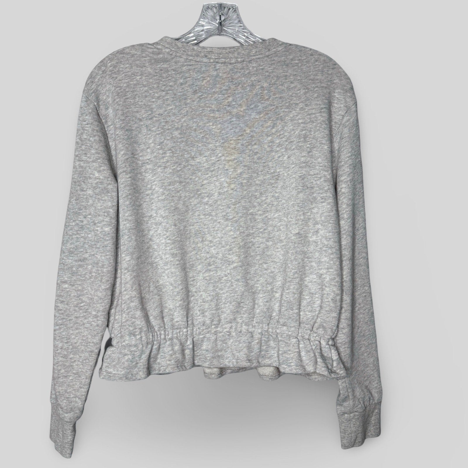 POPSUGAR Ruffle Bottom Sweatshirt - Second Seams