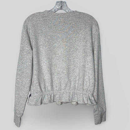 POPSUGAR Ruffle Bottom Sweatshirt - Second Seams