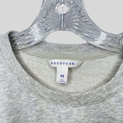 POPSUGAR Ruffle Bottom Sweatshirt - Second Seams