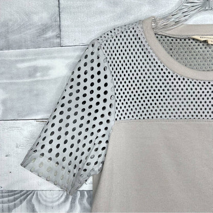 Rebecca Taylor Leather Combo Top - Second Seams