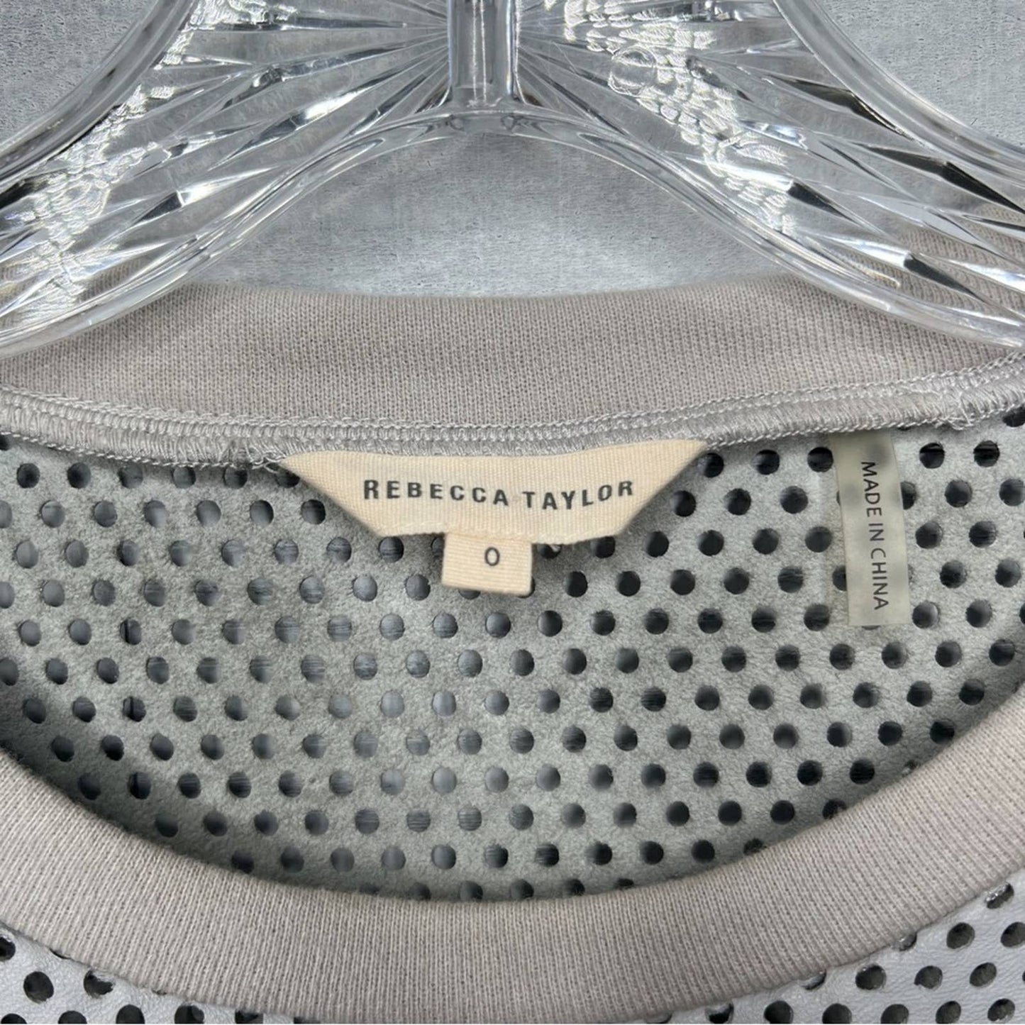 Rebecca Taylor Leather Combo Top - Second Seams