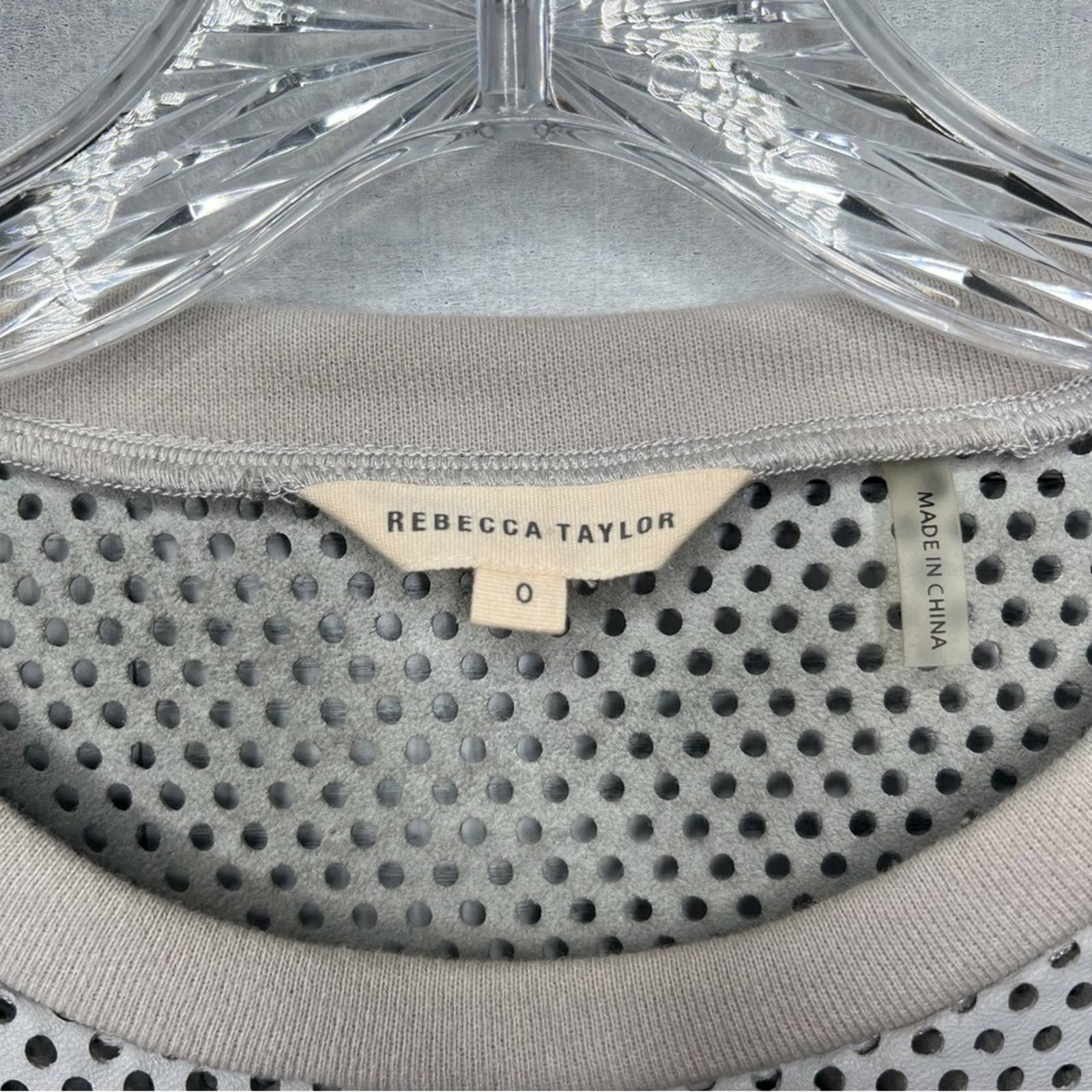 Rebecca Taylor Leather Combo Top - Second Seams