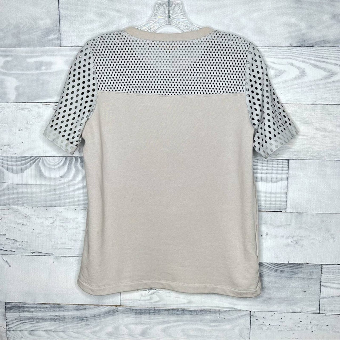 Rebecca Taylor Leather Combo Top - Second Seams