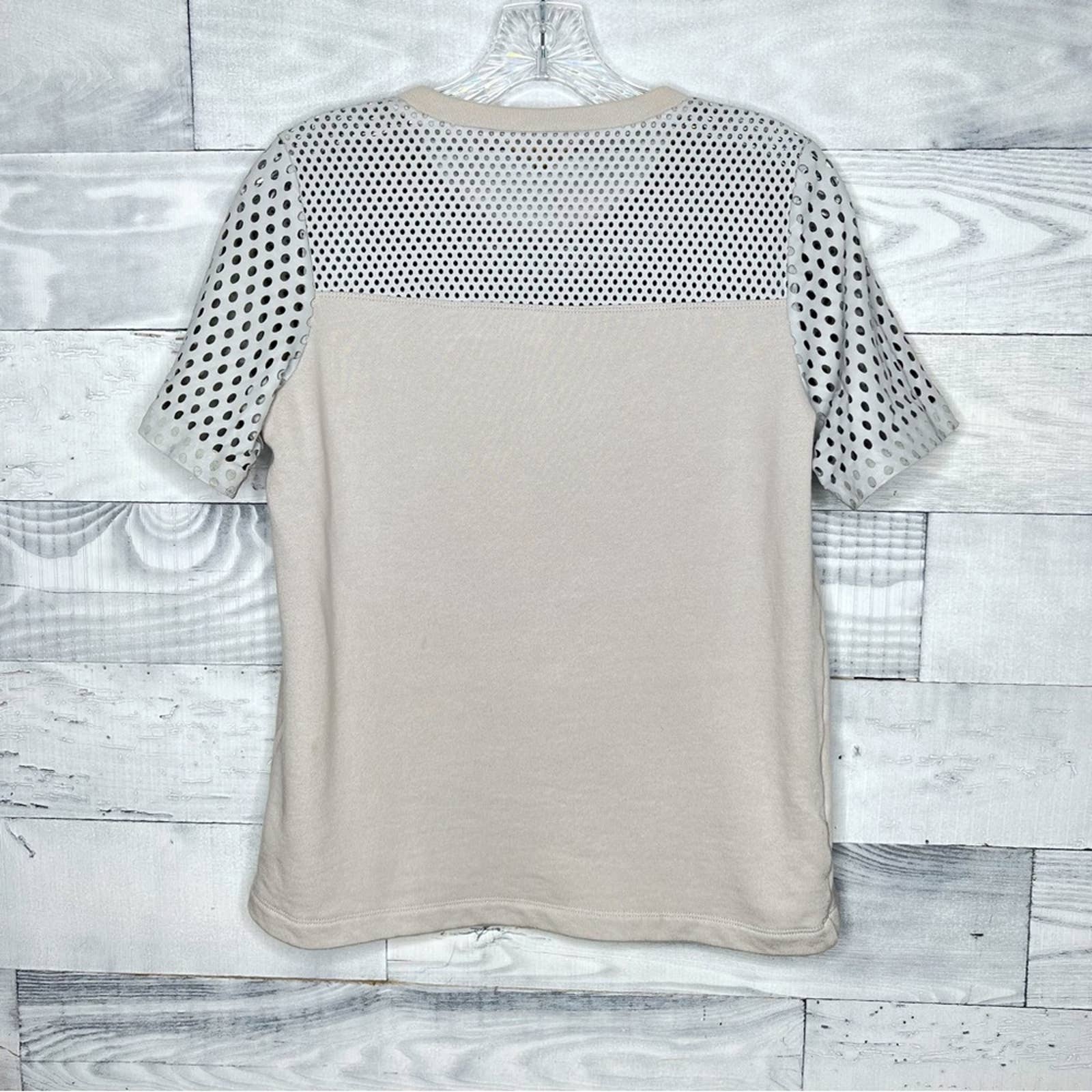 Rebecca Taylor Leather Combo Top - Second Seams