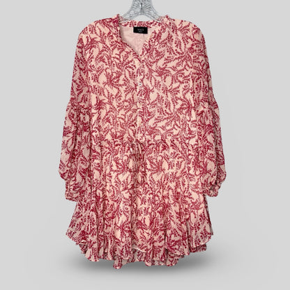 VICI Grapevine Half Button Long Sleeve Dress - Second Seams