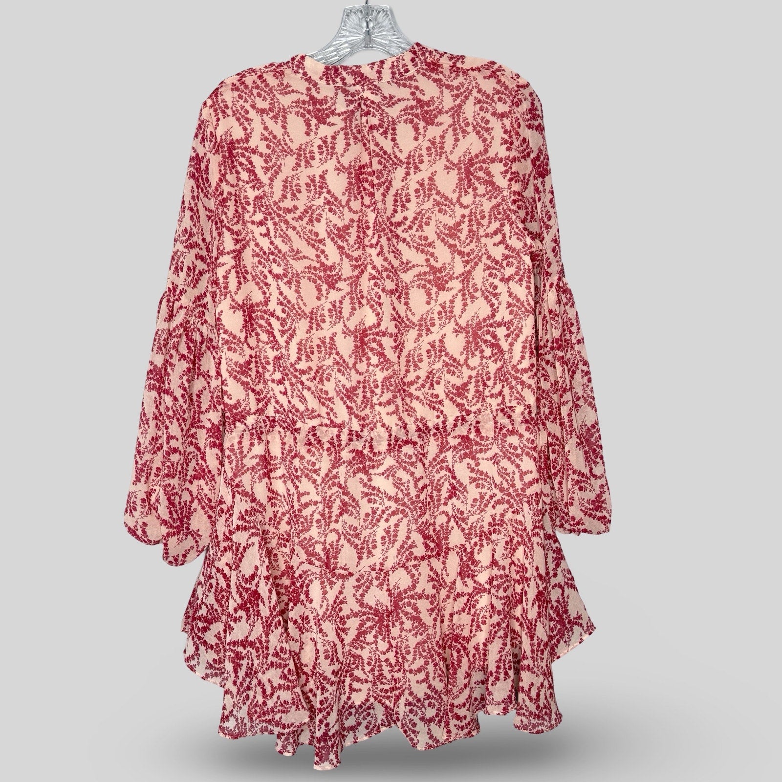 VICI Grapevine Half Button Long Sleeve Dress - Second Seams