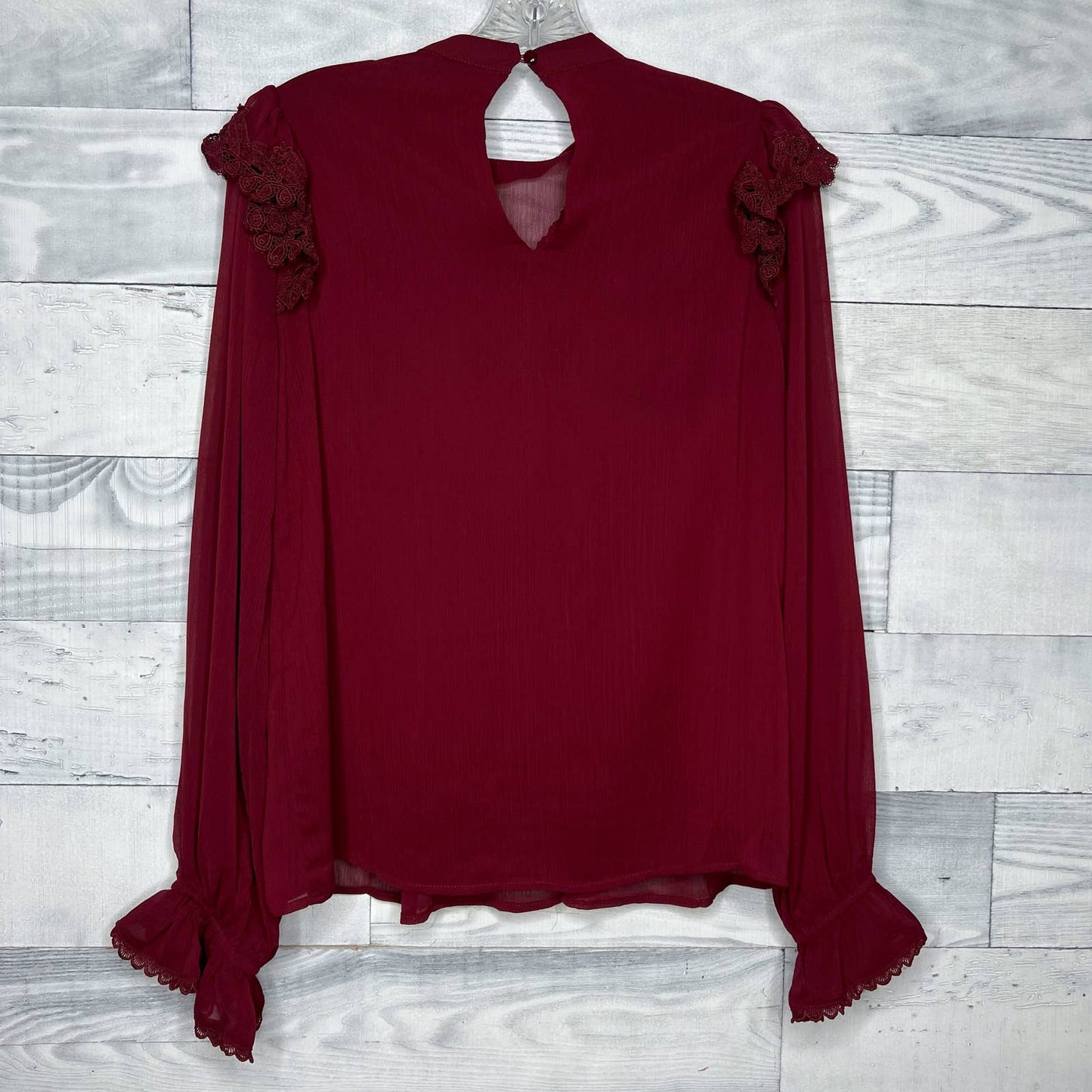 VICI Long Sleeve Ruffle Blouse - Second Seams