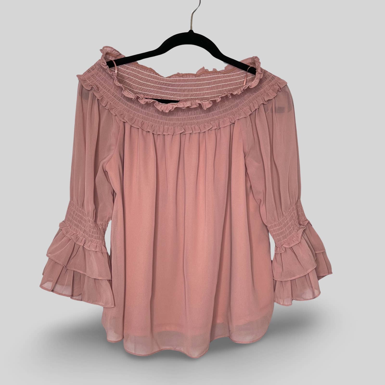 VICI Off Shoulder Ruffle Blouse - Second Seams