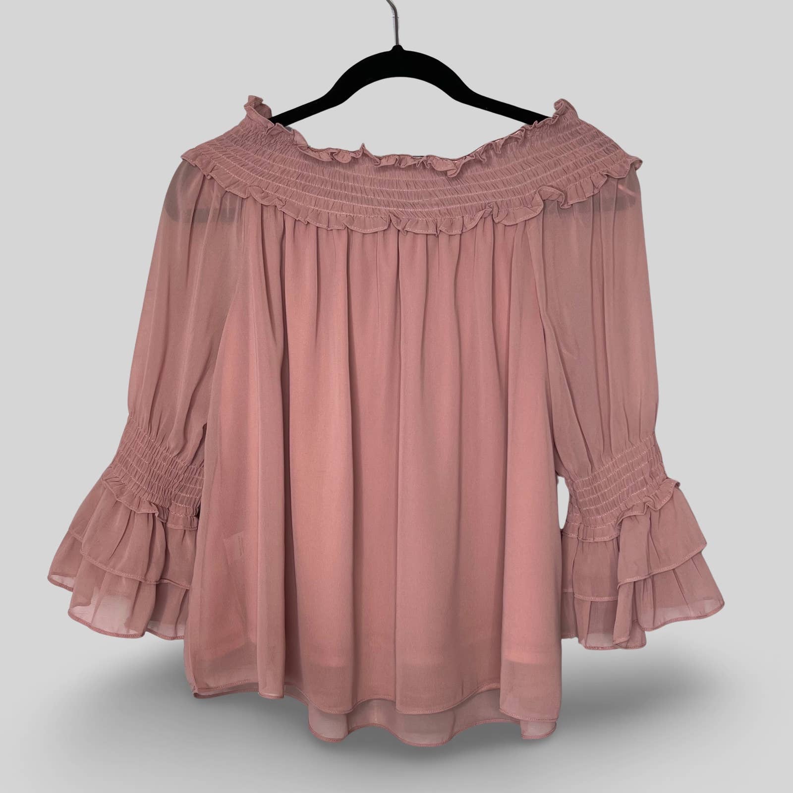VICI Off Shoulder Ruffle Blouse - Second Seams