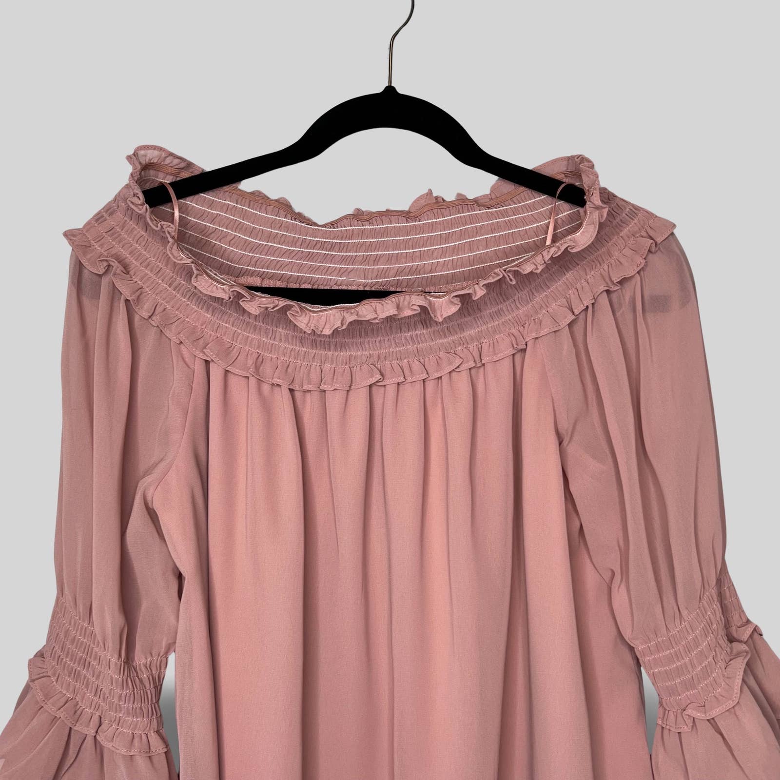 VICI Off Shoulder Ruffle Blouse - Second Seams