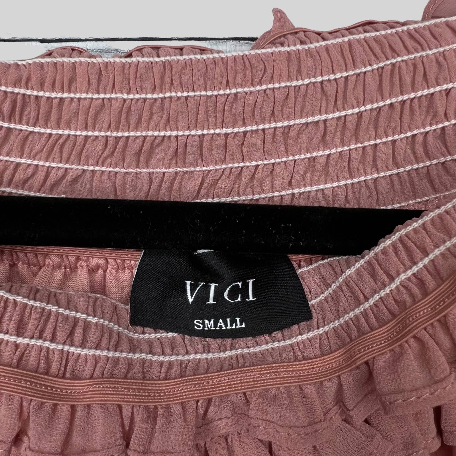 VICI Off Shoulder Ruffle Blouse - Second Seams