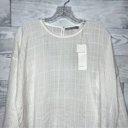 Vince Windowpane Tunic Top - Second Seams