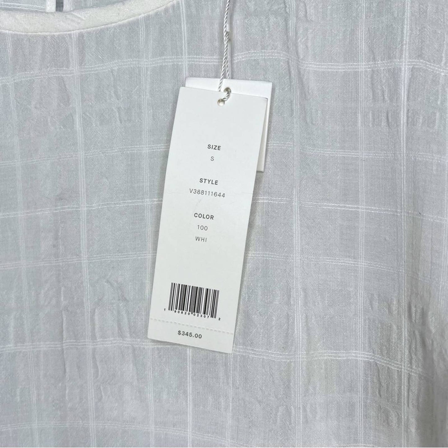 Vince Windowpane Tunic Top - Second Seams