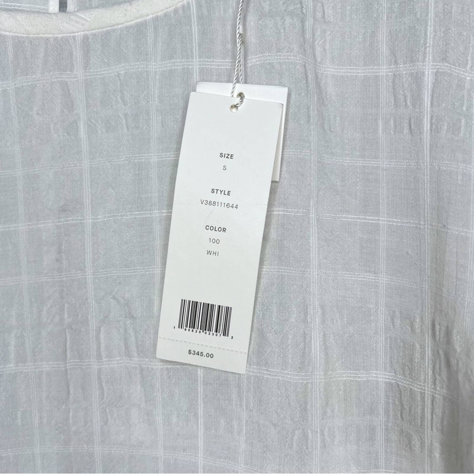 Vince Windowpane Tunic Top - Second Seams