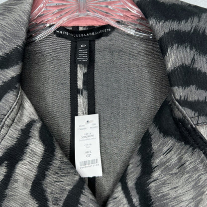 White House Black Market Animal Print Moto Jacket - Second Seams