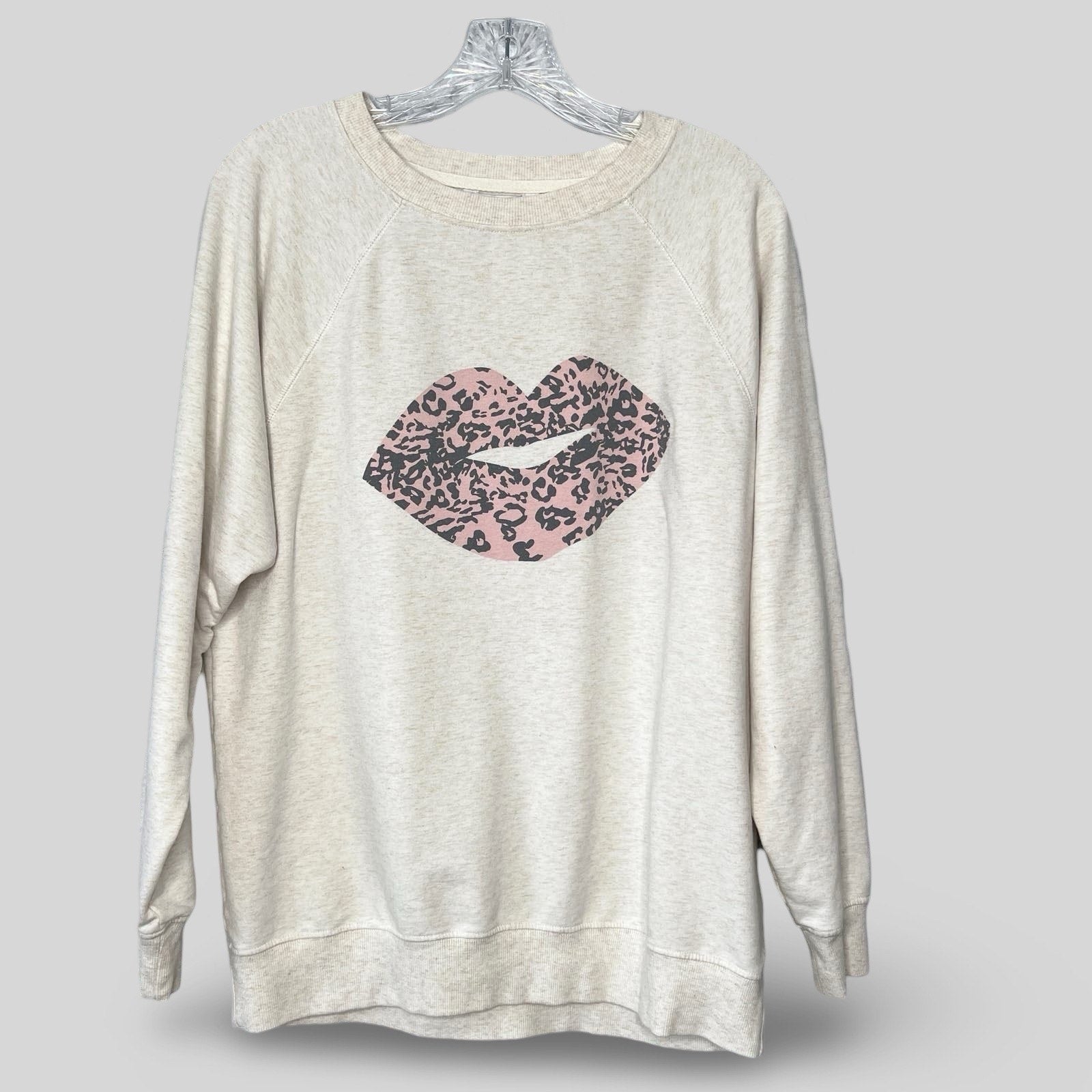 Wildfox Leopard Lip Sweatshirt - Second Seams