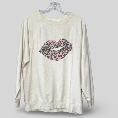 Wildfox Leopard Lip Sweatshirt - Second Seams