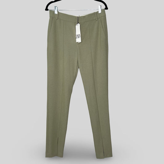 Zara Olive Green Trousers - Second Seams