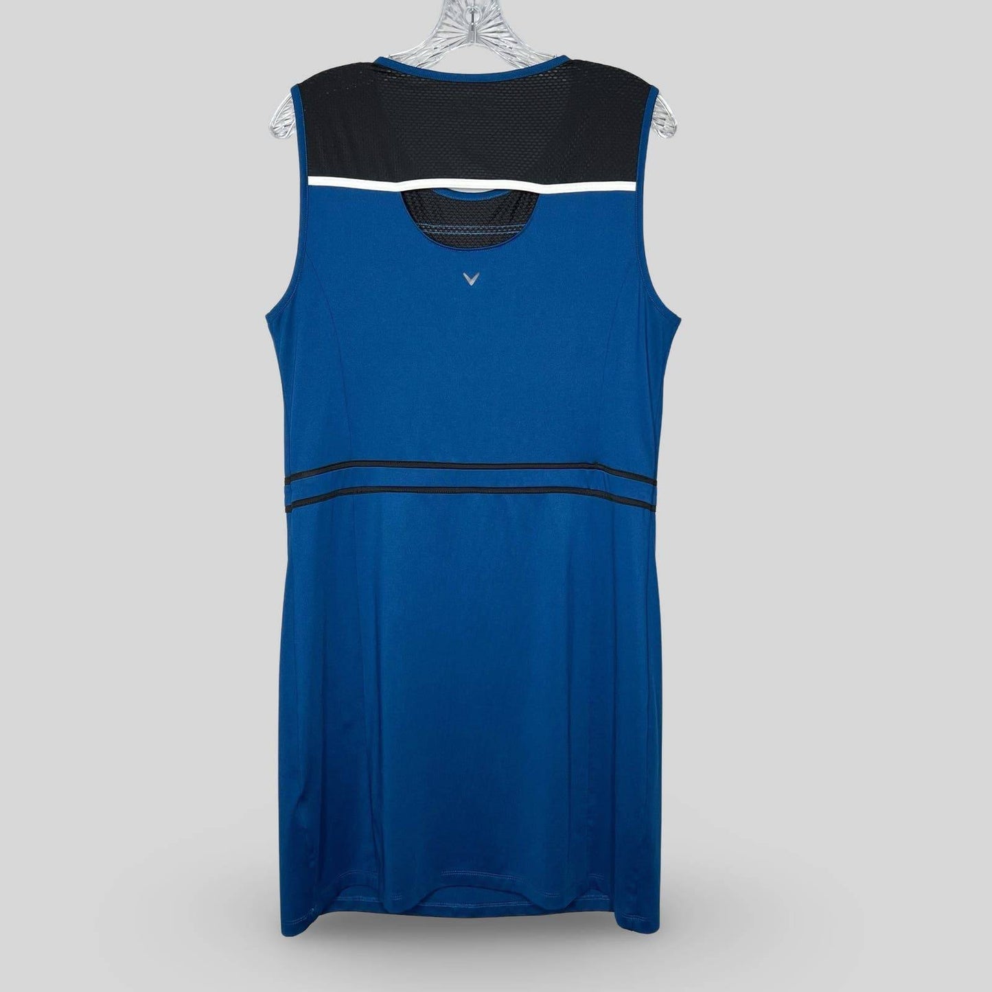 Callaway Golf Dress Athletic Sleeveless Workout Golfing Blue Black Size L - Second Seams