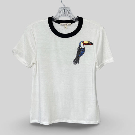 Express Sequin Toucan Tee - Second Seams