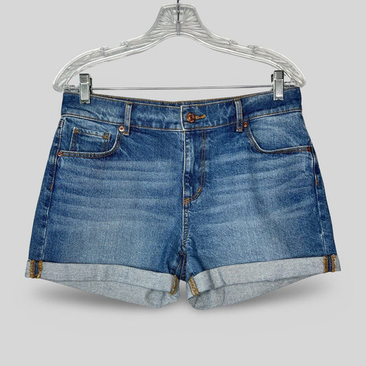 LOFT Rolled Denim Shorts - Second Seams