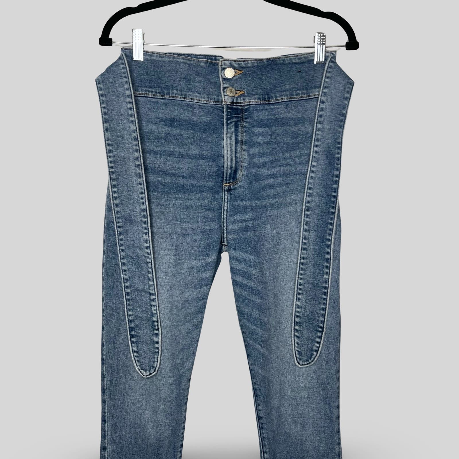 Abercrombie & Fitch Ultra High Rise Super Skinny Ankle Jeans - Second Seams