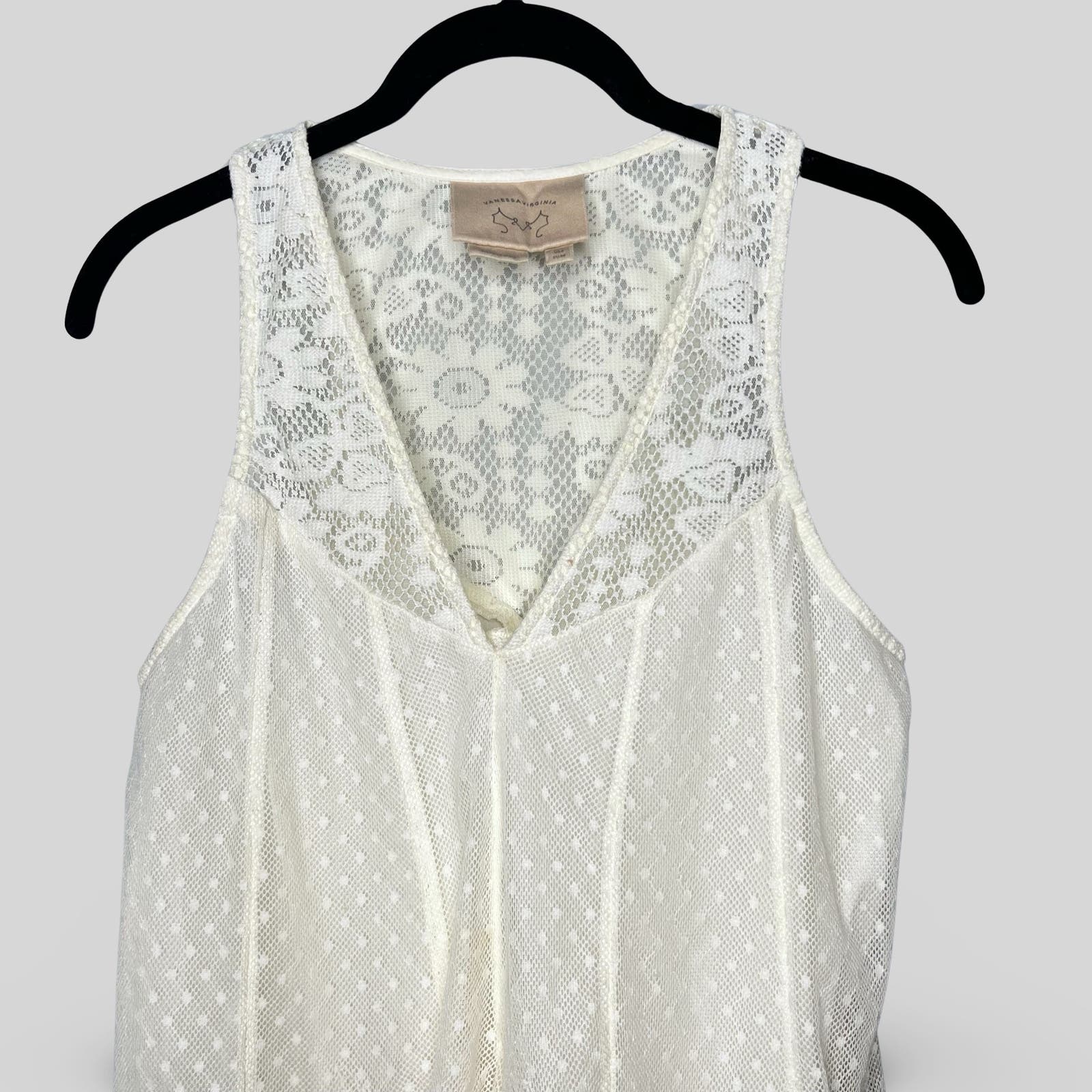 Vanessa Virginia Sleeveless Embroidered Top - Second Seams