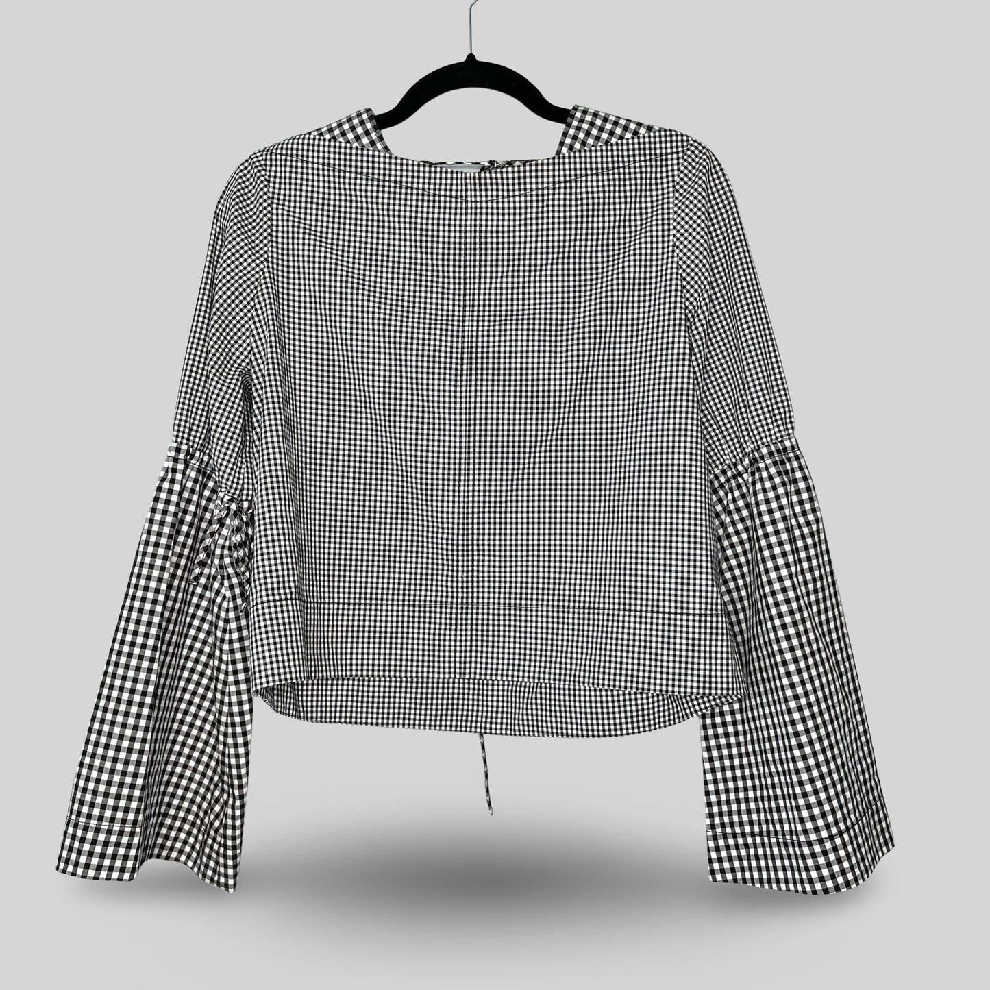 Derek Lam 10 Crosby Gingham Plaid Top - Second Seams