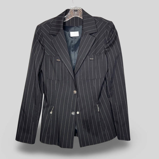 Absolu Pinstriped Blazer - Second Seams