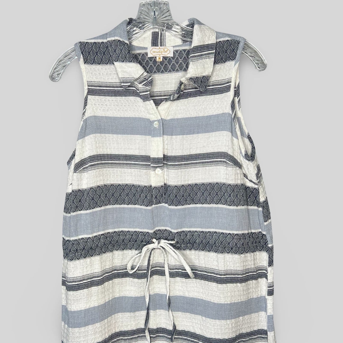 Mud Pie Sleeveless Striped Cotton Dress - Second Seams