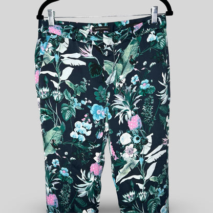 Banana Republic Avery Floral Satin Pants - Second Seams