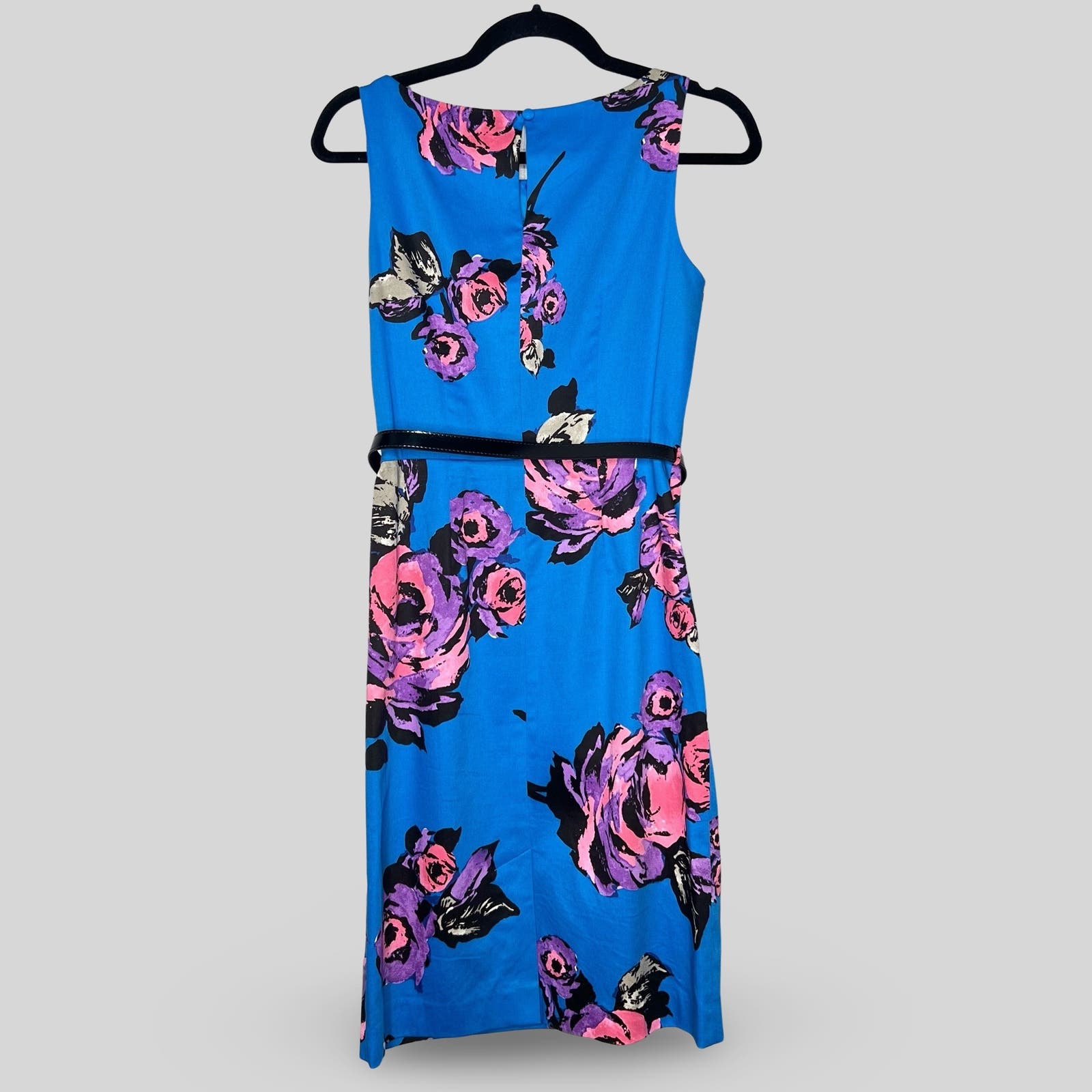 Nine West Floral Belted Sheath Dress - Second Seams