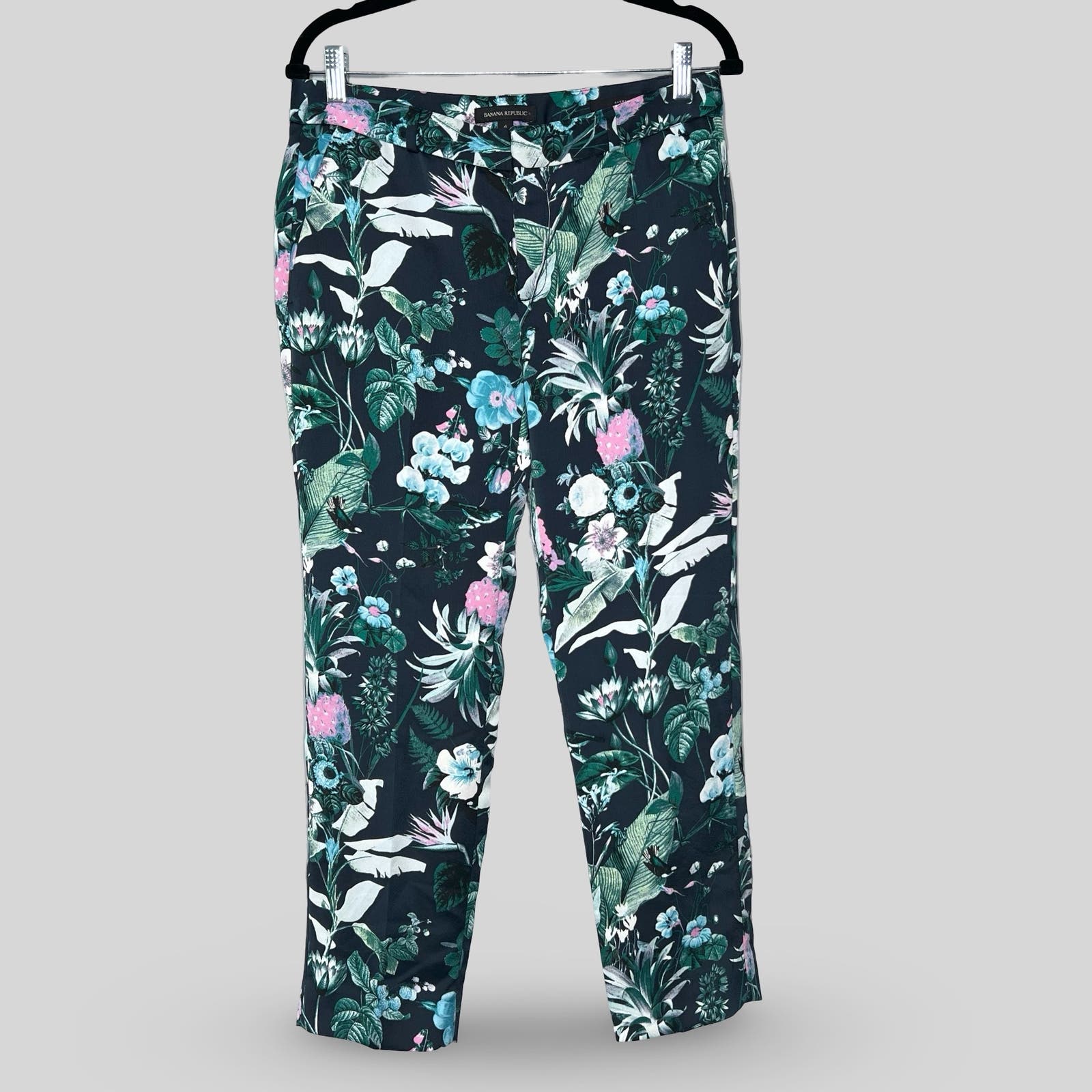 Banana Republic Avery Floral Satin Pants - Second Seams