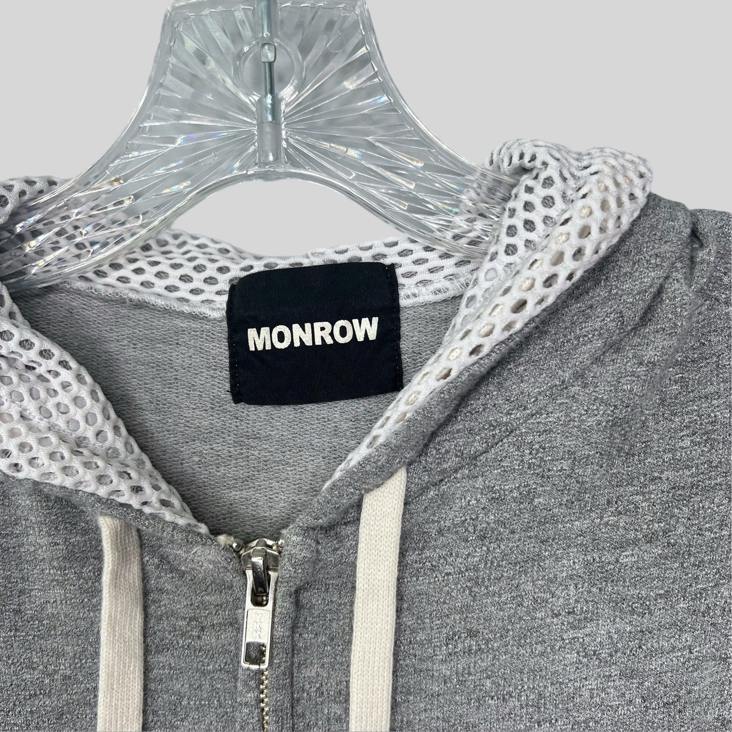 Monrow Sweatshirt Hooded Vest - Size S